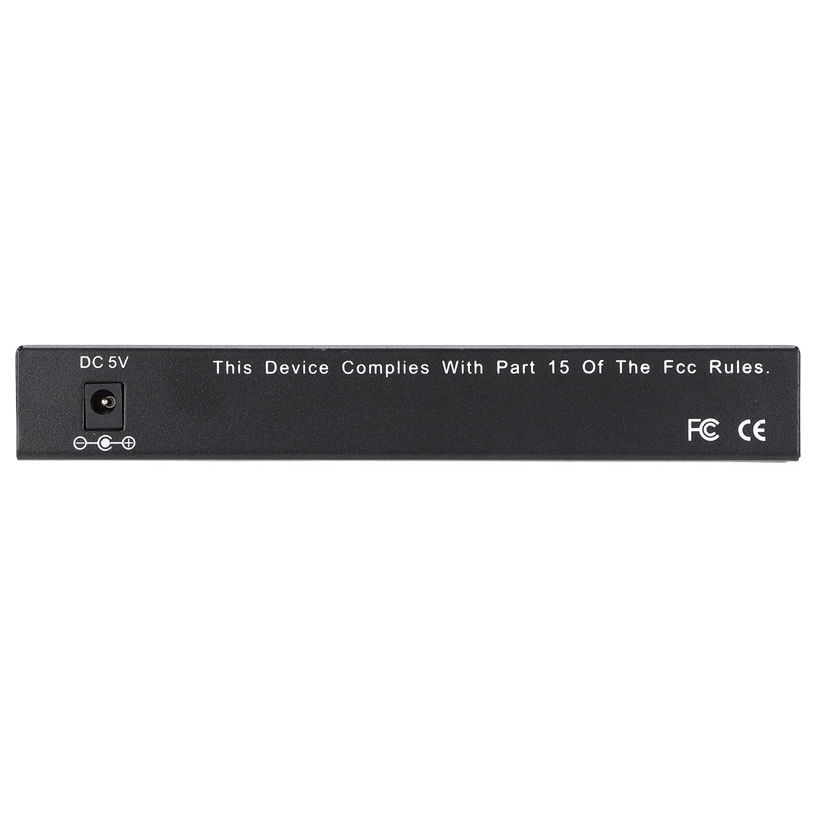 Dioche Glasfaser zu Ethernet Konverter, Ethernet Medienkonverter RJ45 10/100/1000M 4-Faser 2-Port Singlemode Dual Fiber für IEEE802.3Z / AB 1000Base-SXLX