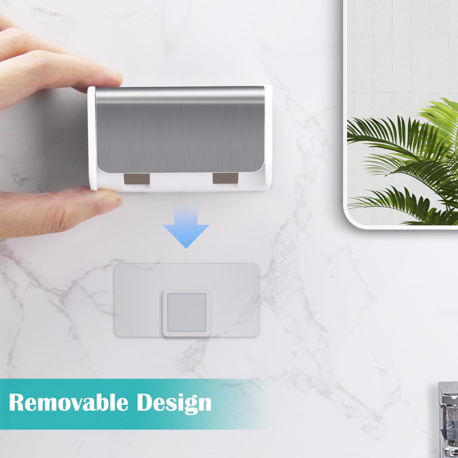 Zayin 4 stuks siliconen tandenborstelhouder, scheerapparaathouder, multifunctionele haak, waterdicht, zelfklevend, houder voor aan de muur, om op te hangen, badkamer, keuken, woonkamer, kantoor