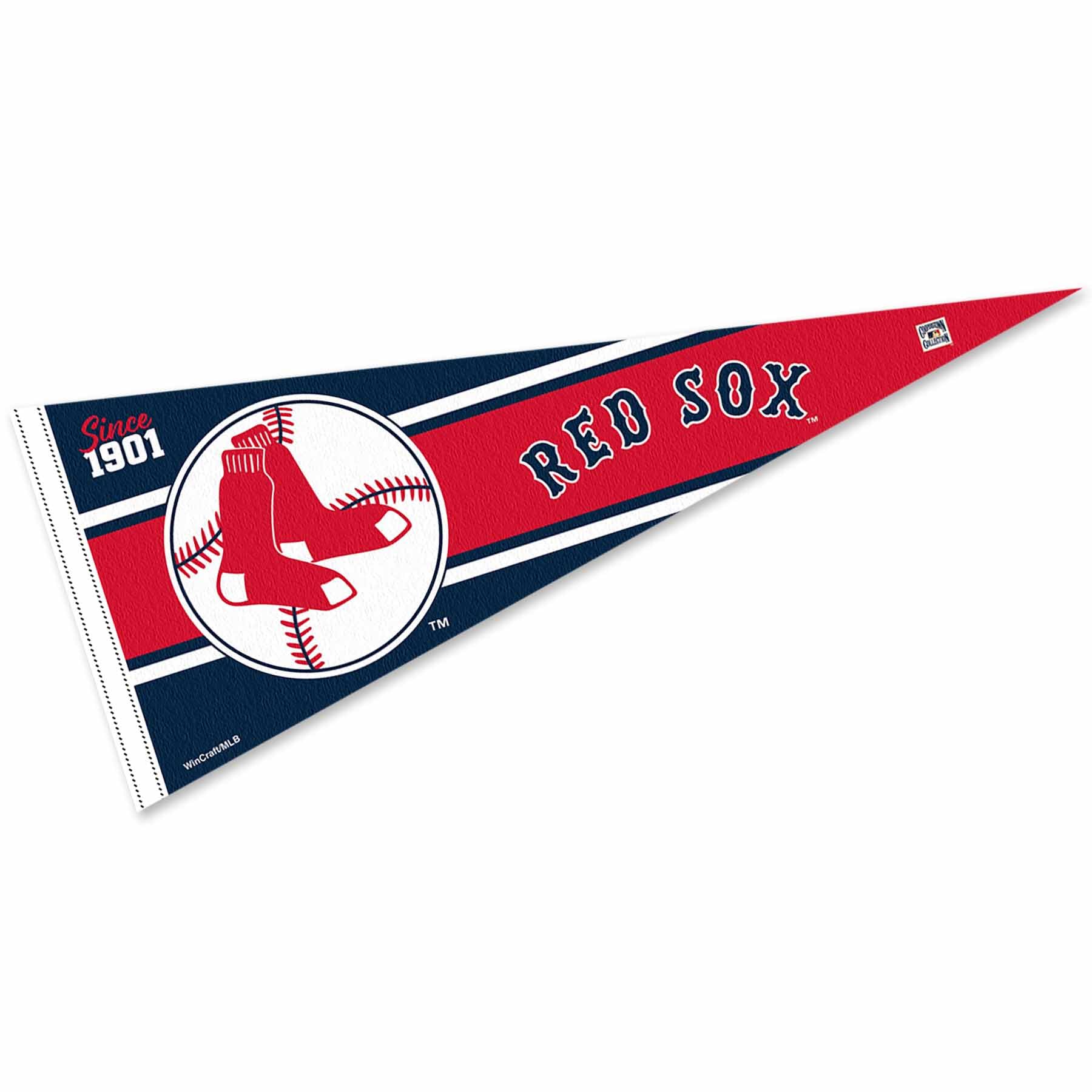 WinCraft Red Sox Retro Vintage Throwback Full Size Pennant Flag
