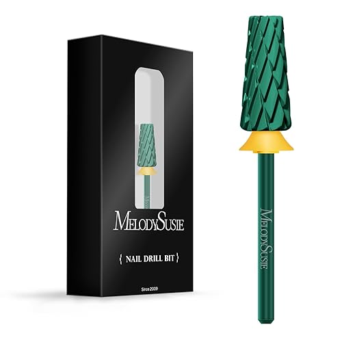 MelodySusie Super Cut Edition Brocas para Uñas 5 en 1, Brocas Multifunción de Carburo de Tungsteno de 3/32'', Adecuadas para Manicura Pedicura