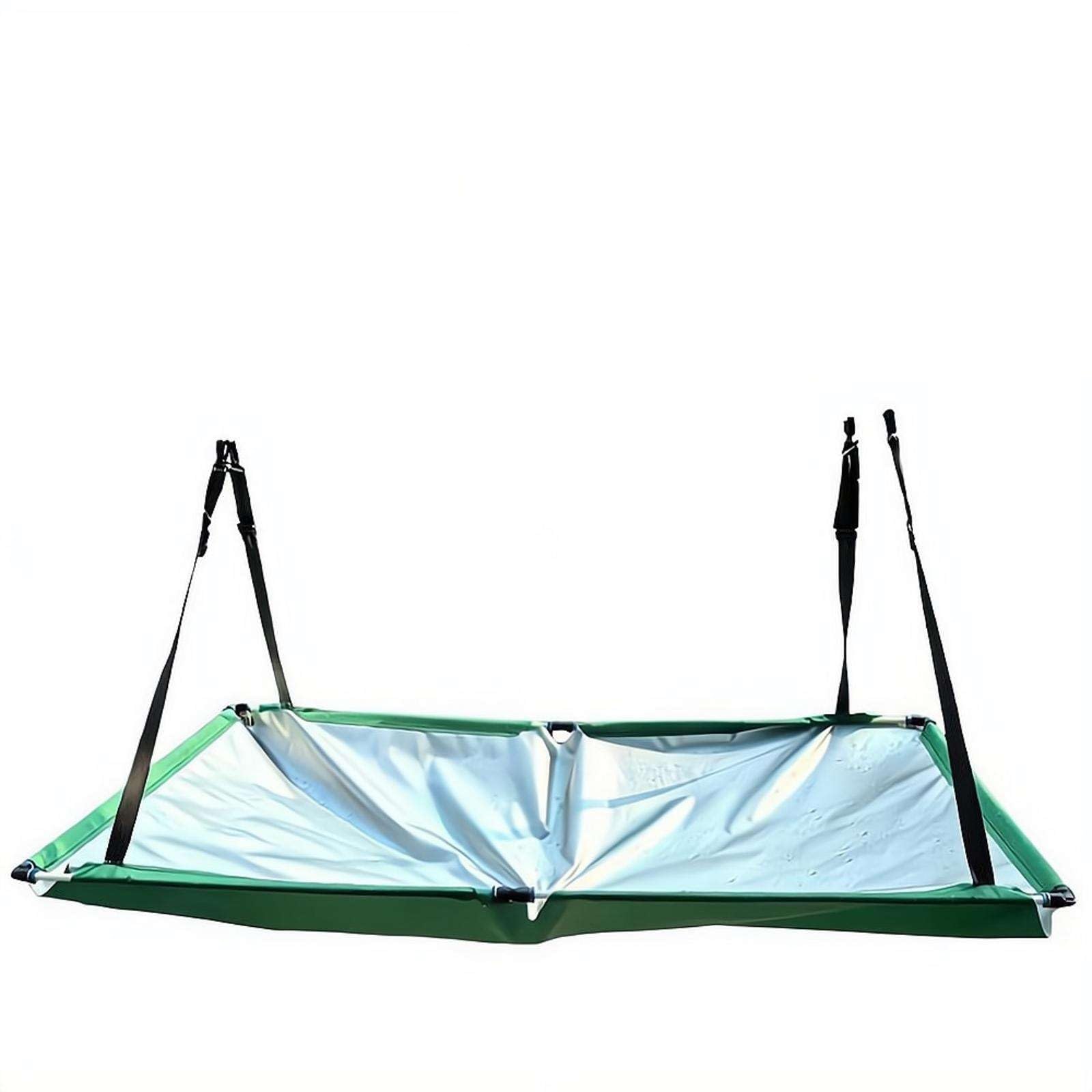 Outdoor Rain Water Collector Tarp Hanging RainWater Collector with Drain Hose Portable Foldable Outdoor Catchment Mat Rainwater Harvesting System for Garden RV Patio Water Saving Collection