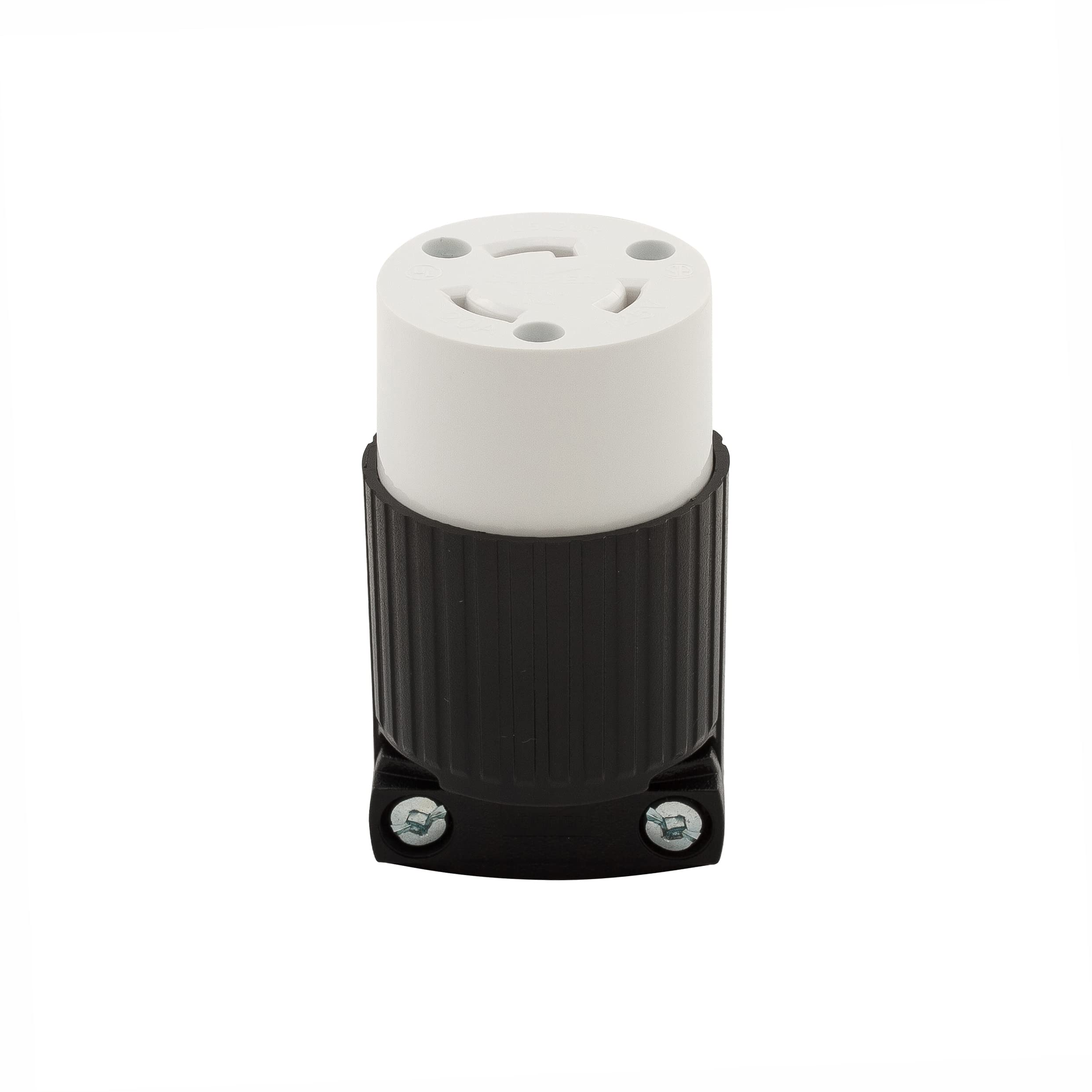 Conector Eaton L520C 20A 125V con enchufe Hart-Lock industrial de seguridad giratorio