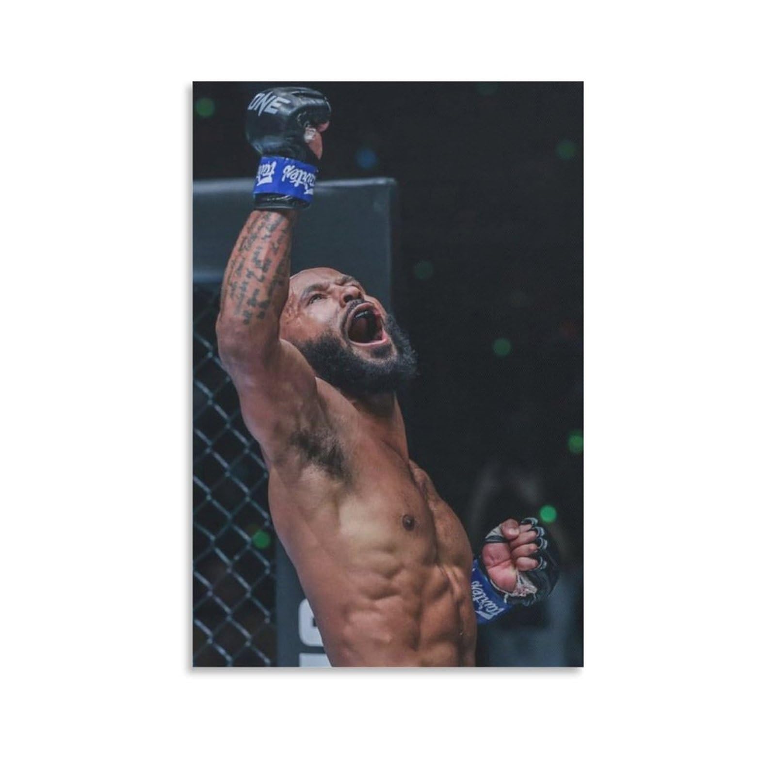 FCOIN Demetrious Johnson Canvas Poster Poster Print Art Wall Painting Canvas Posters Modern Bedroom Decor 16x24inch(40x60cm)