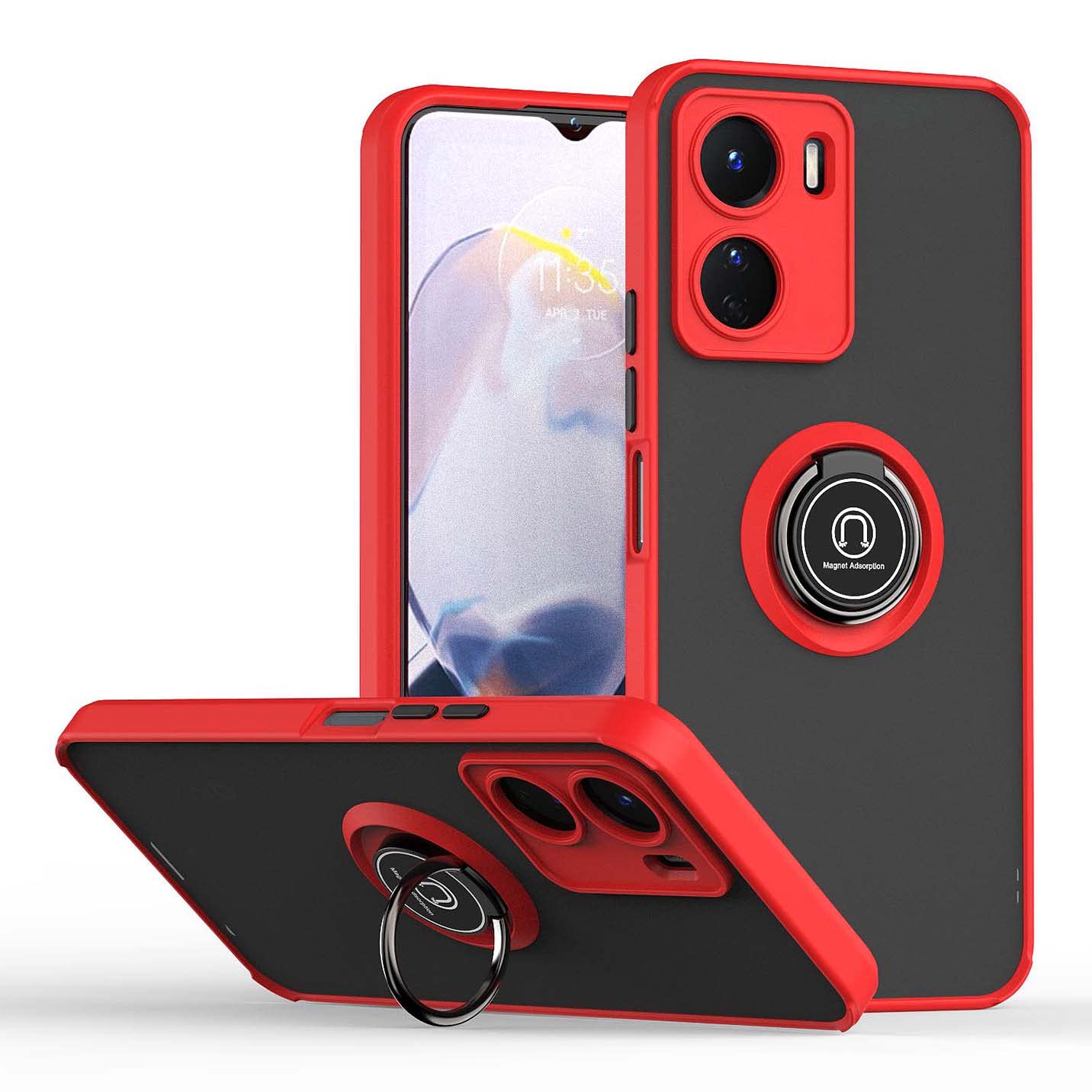 BORYA Cover Per OPPO A57 4G/A57s - Custodia Sottile In Silicone TPU Antiurto, Placcatura Elegante, Ricarica Wireless, Nero