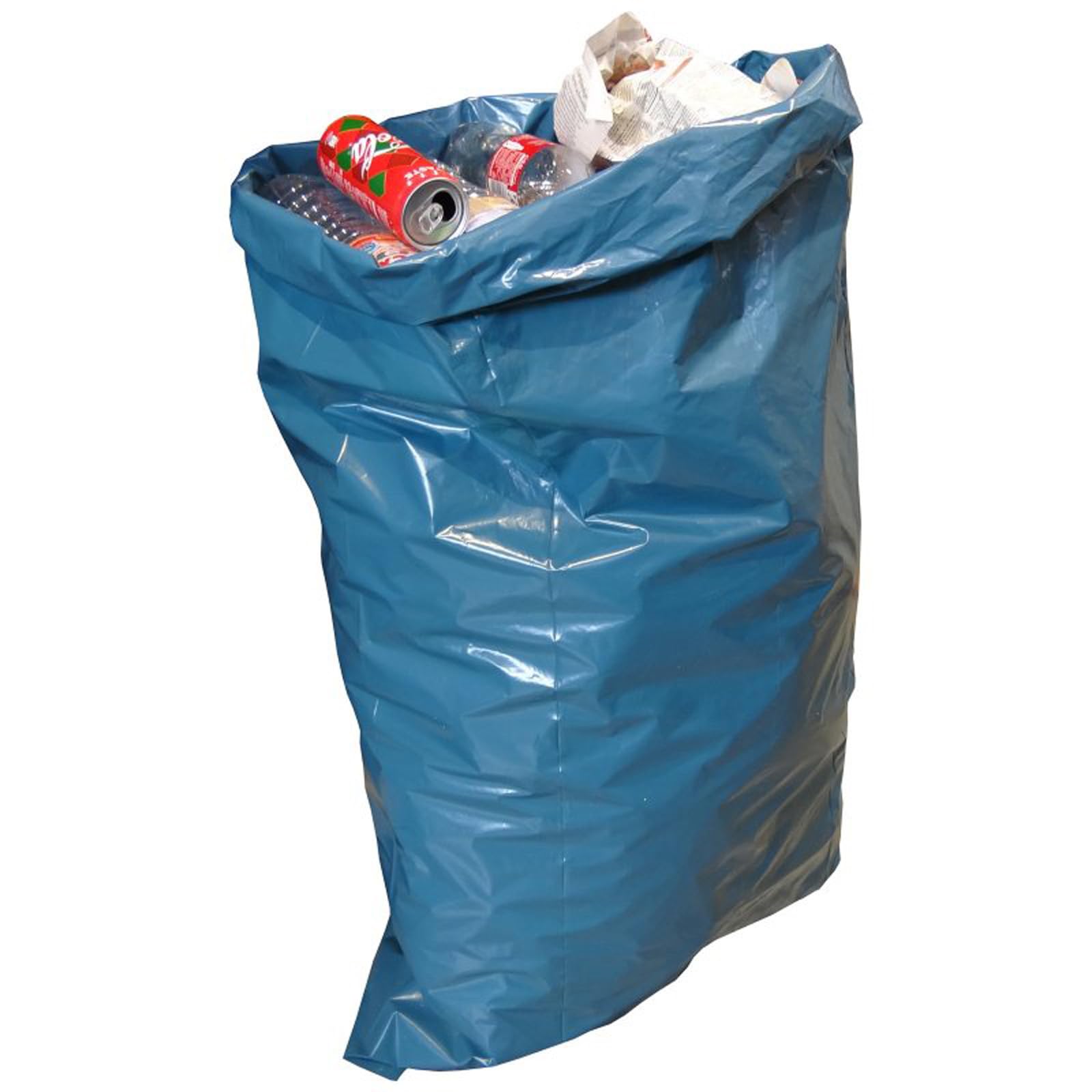 120L Müllsäcke Blau 250 Stück 39my 700x1100mm Abfallsäcke | Hossi's Wholesale 10 Rollen, LDPE, reißfest, Haushalt, Gastronomie, Gewerbe