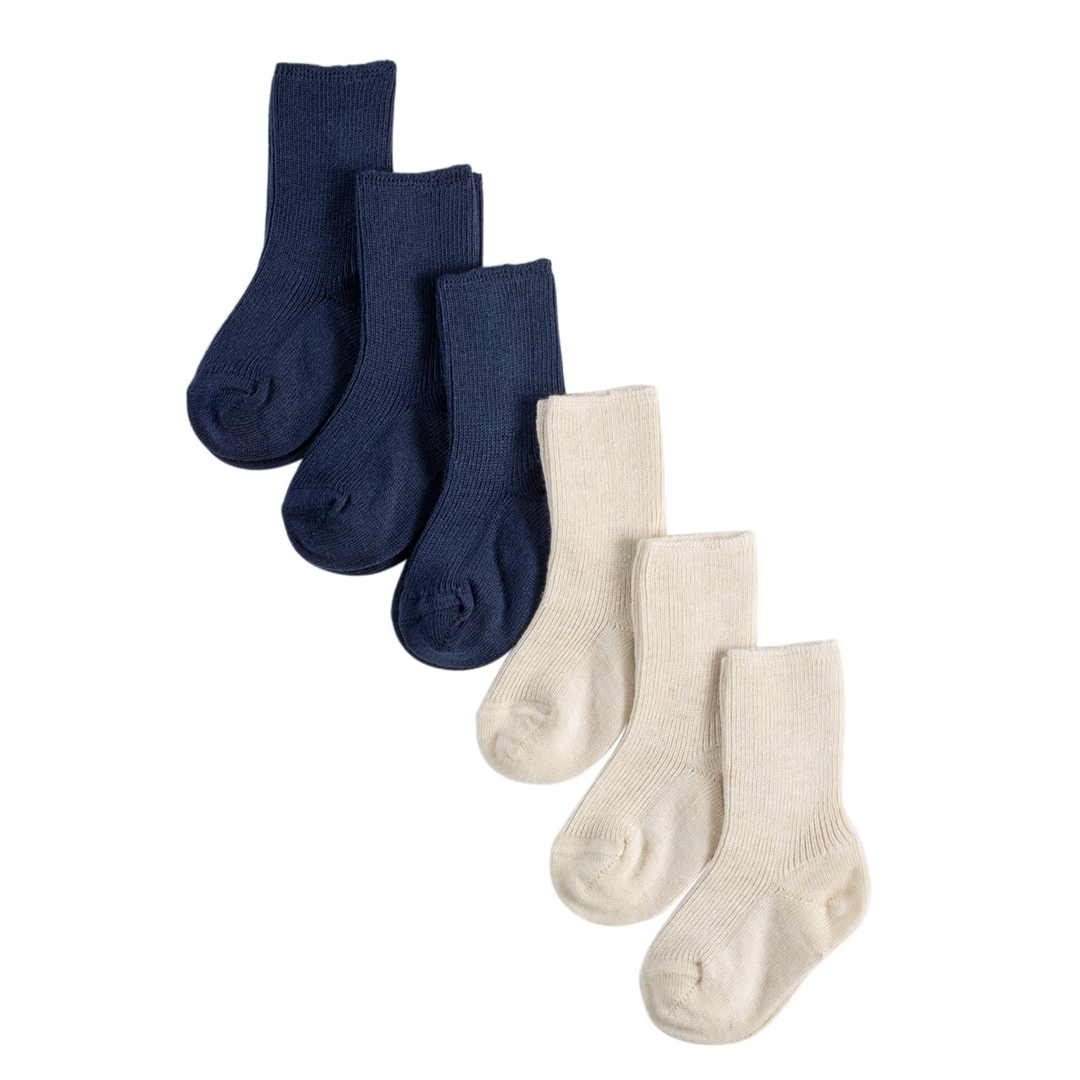 CALZITALY PACK 2, 4, 6 Paia Calzini Neonato, Calze Bambini, Calzini Cotone Bimbi Calzini Primi Giorni | da 0 a 12 mesi | Made in Italy