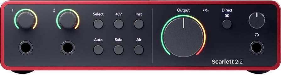 Amazon.com: Scarlett 2i2 4th Gen USB Audio Interface w/Buhne