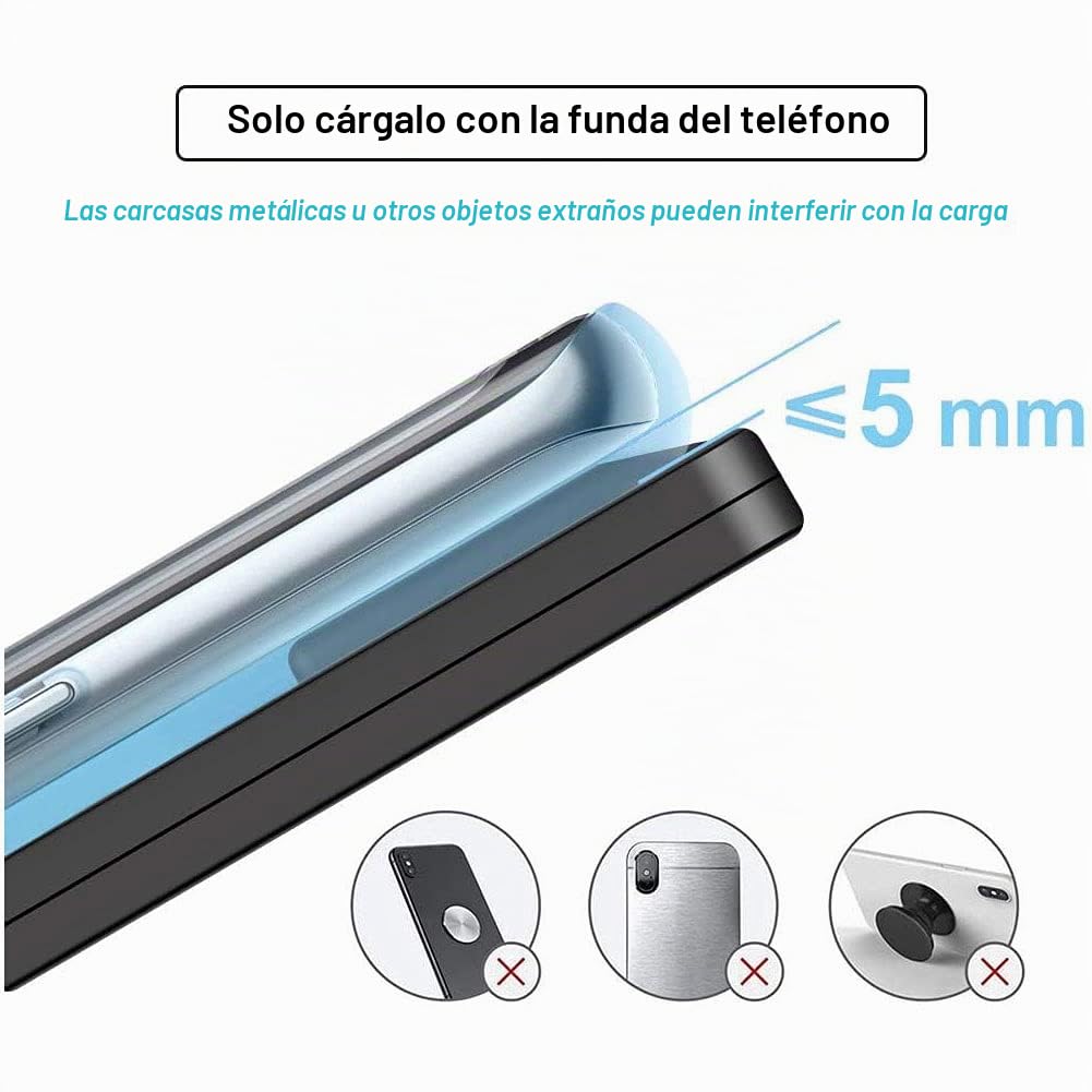 Almohadilla De Cargador De Coche InaláMbrico Para Tesla Model 3 2017-2020, USB Panel De Accesorios De Consola Central TeléFono InaláMbrico RáPida Smart carga InduccióN Pad