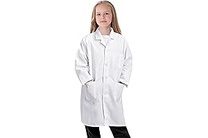 White Kids Lab Coat: A Perfect Costume for Future Doctors!