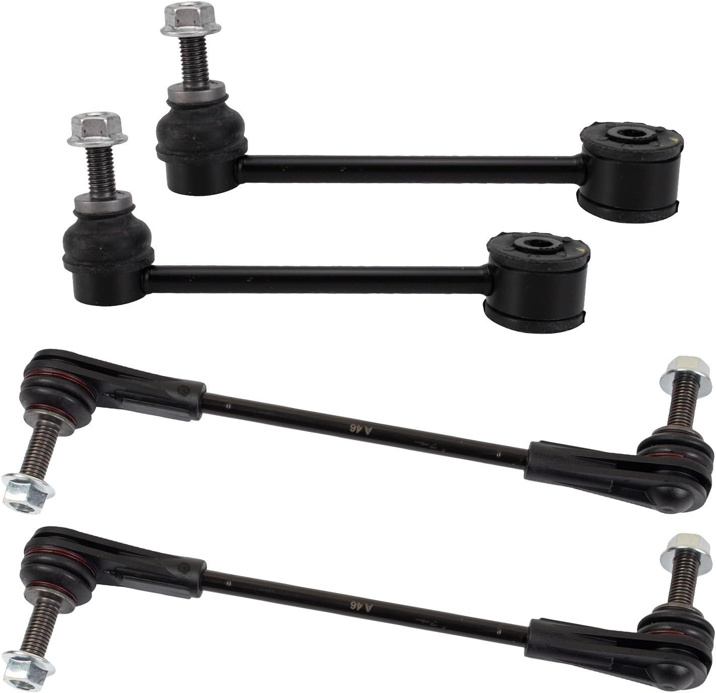 TRQ 4-Piece Front and Rear Sway Bar Link Set (PSA72651)