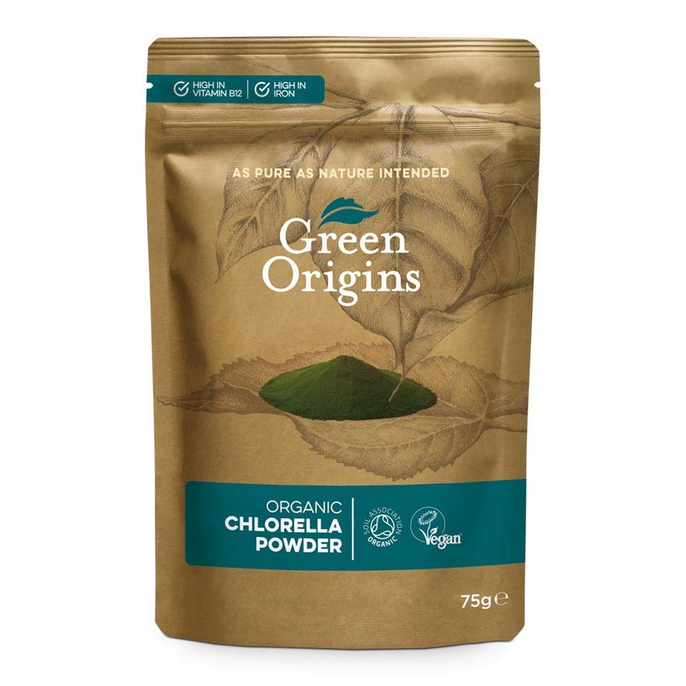 Green Origins Organic Chlorella Powder, Broken Cell Wall 75g
