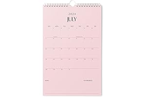 Karto Pink 2024-2025 Vertical Wall Calendar