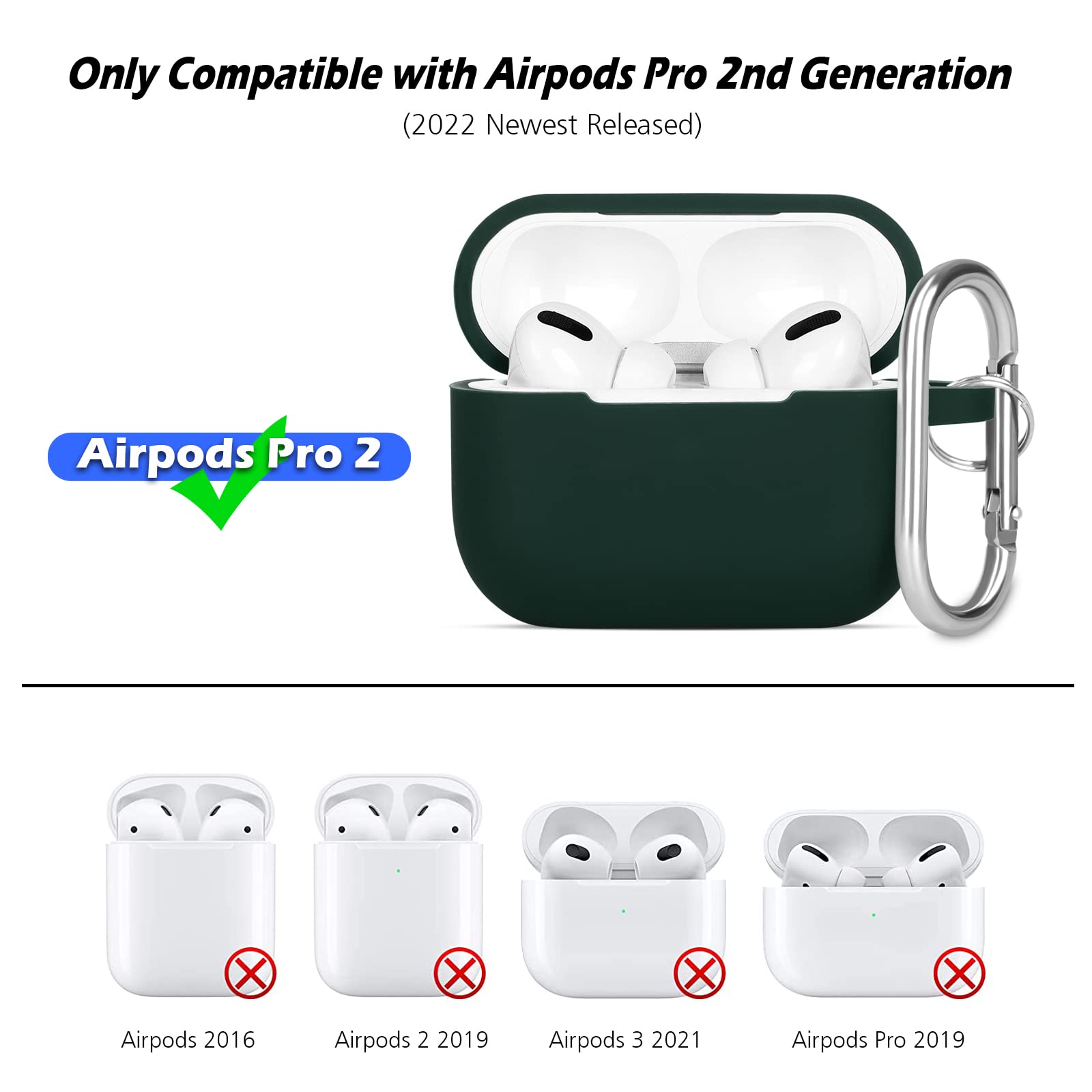 KOKOKA Case Cover Compatible with Airpods Pro 2 - Image 3
