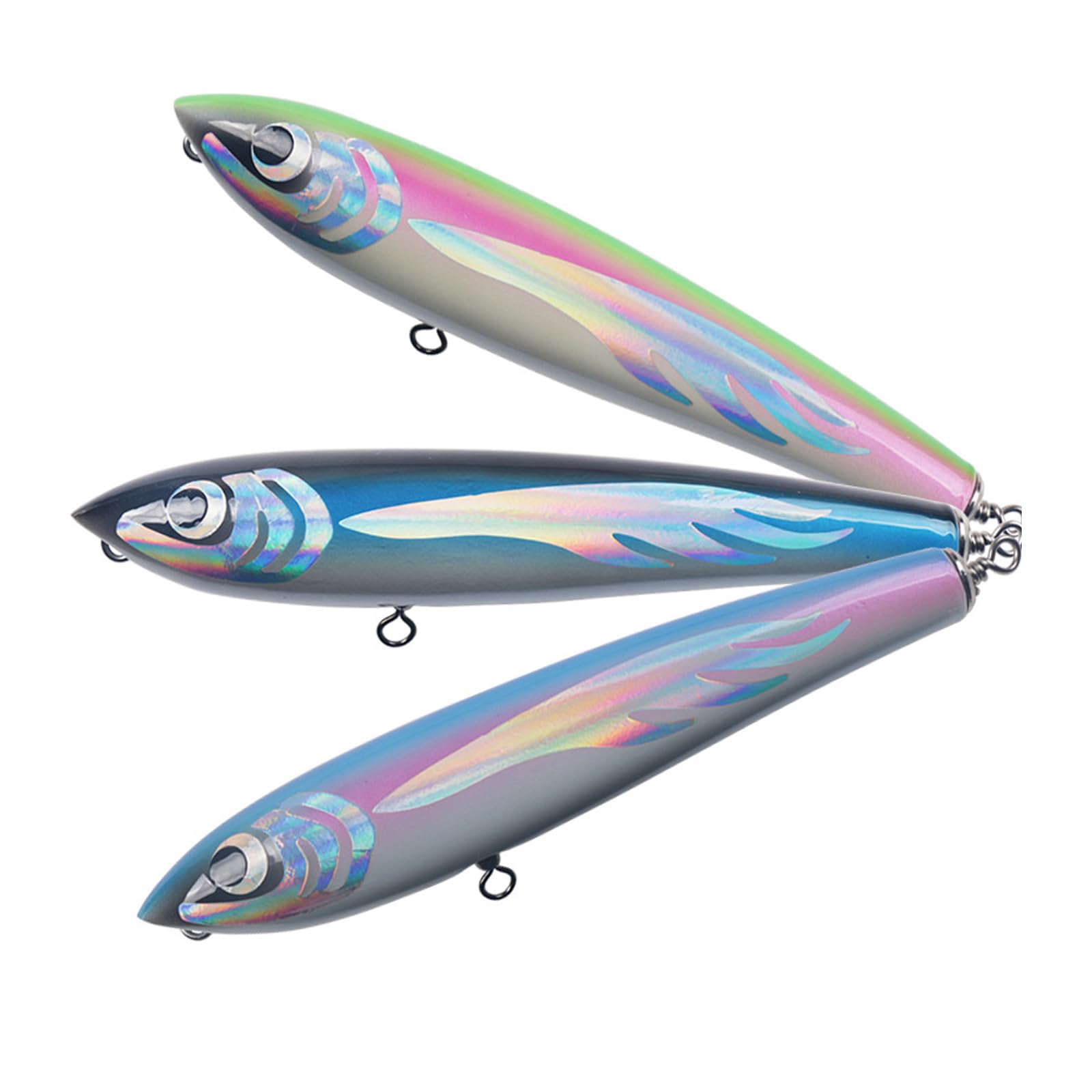 3 richiamo Pesca a traina in profondità Mare Matita Barche da Pesca Esche Artificiali richiamo Acqua salata Barche Esche da Pesca Artificiale Duro