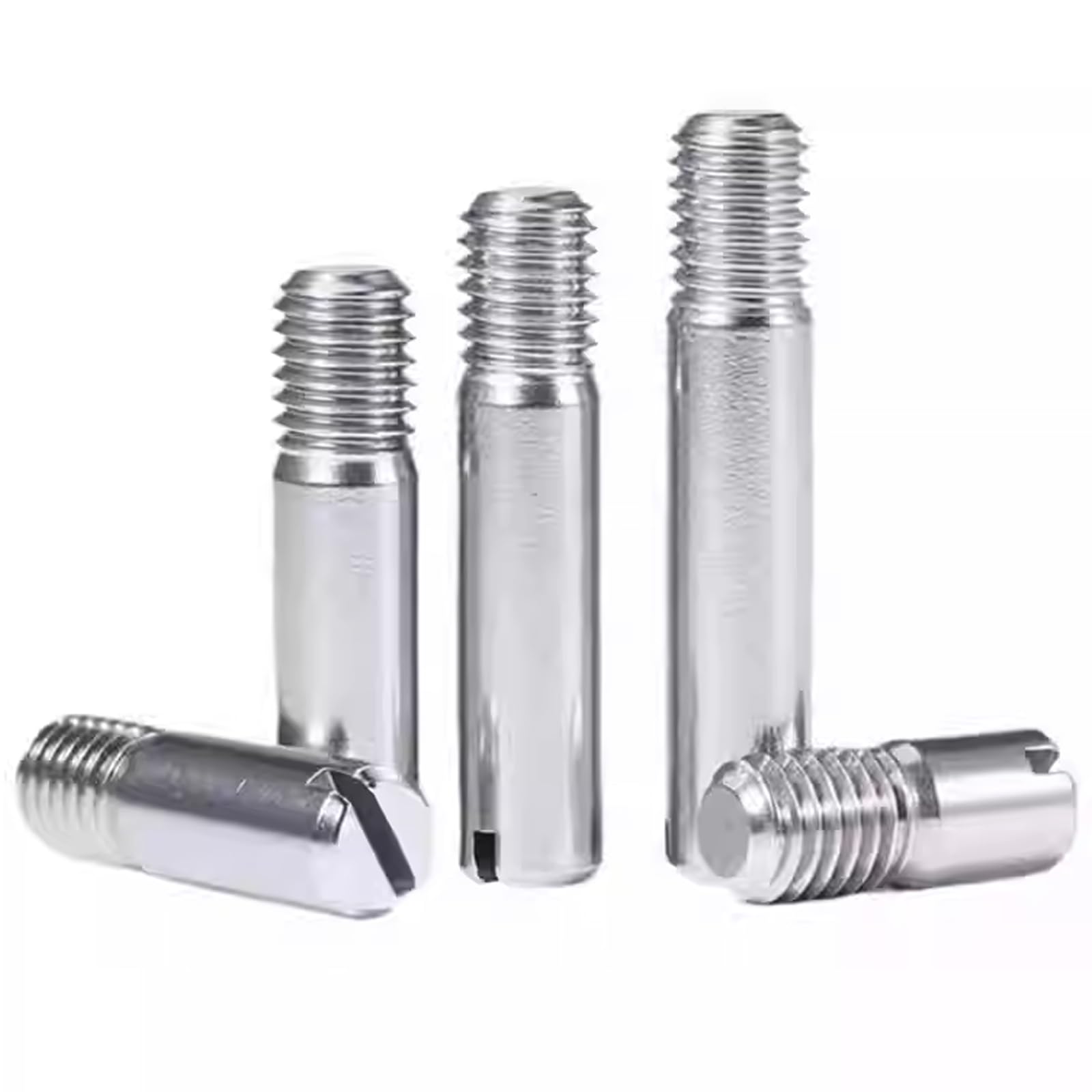 304 Stainless Steel Half-Thread Set Screw, Headless Screw, Threaded Positioning Stud (M10*25 * 5pcs)