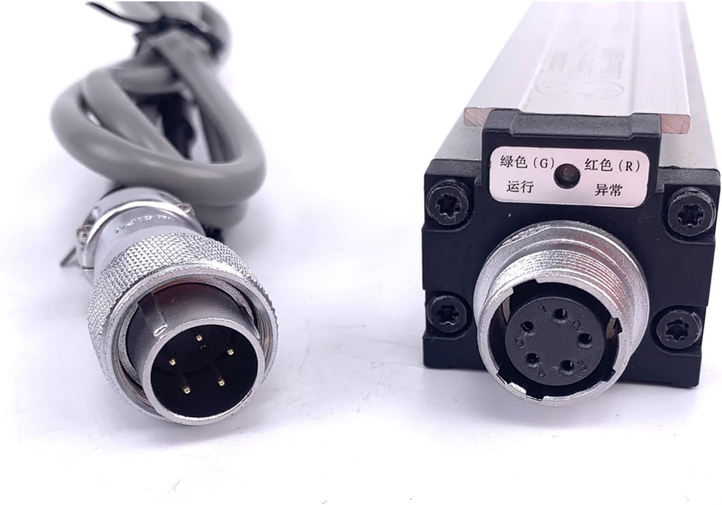Magnetostrictive Linear Position Sensor Slider Magnetostrictive Displacement Position Transducer 4-20mA Signal Output MTM3 30-300mm(200mm)