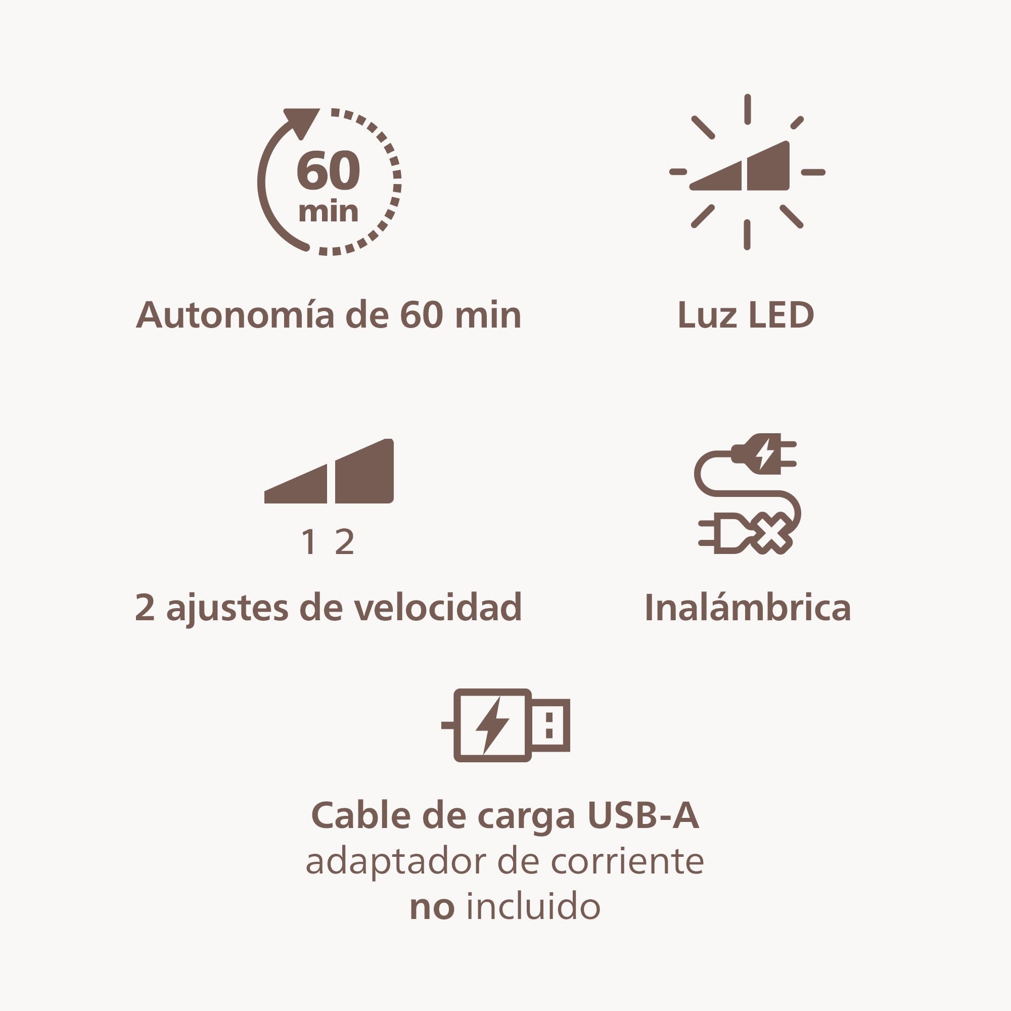 Philips Depiladora Serie 8000 - Depiladora eléctrica inalámbrica, uso en seco y en mojado, para piernas y cuerpo, con tecnología ProGuide, 5 accesorios, 60 minutos de autonomía, modelo BRE709/00