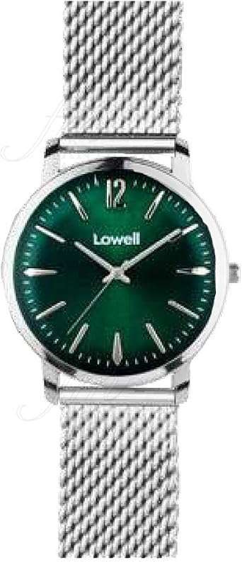 Orologio Lowell Uomo Old Style Retro Acciaio Silver Quadrante Verde  Diametro 40mm PL4890-0400 : Amazon.it: Orologi