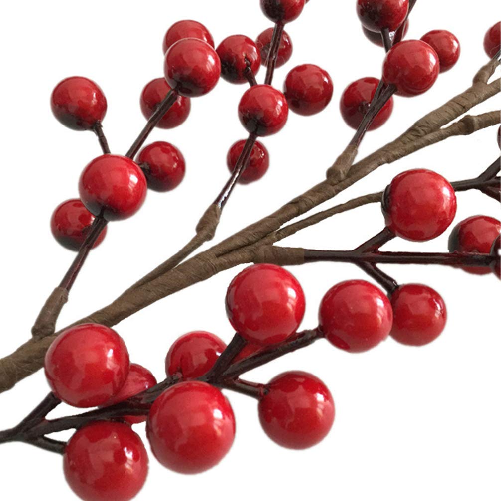 Tiges Artificielles De Baies De Houx - Remplisseur De Vase De