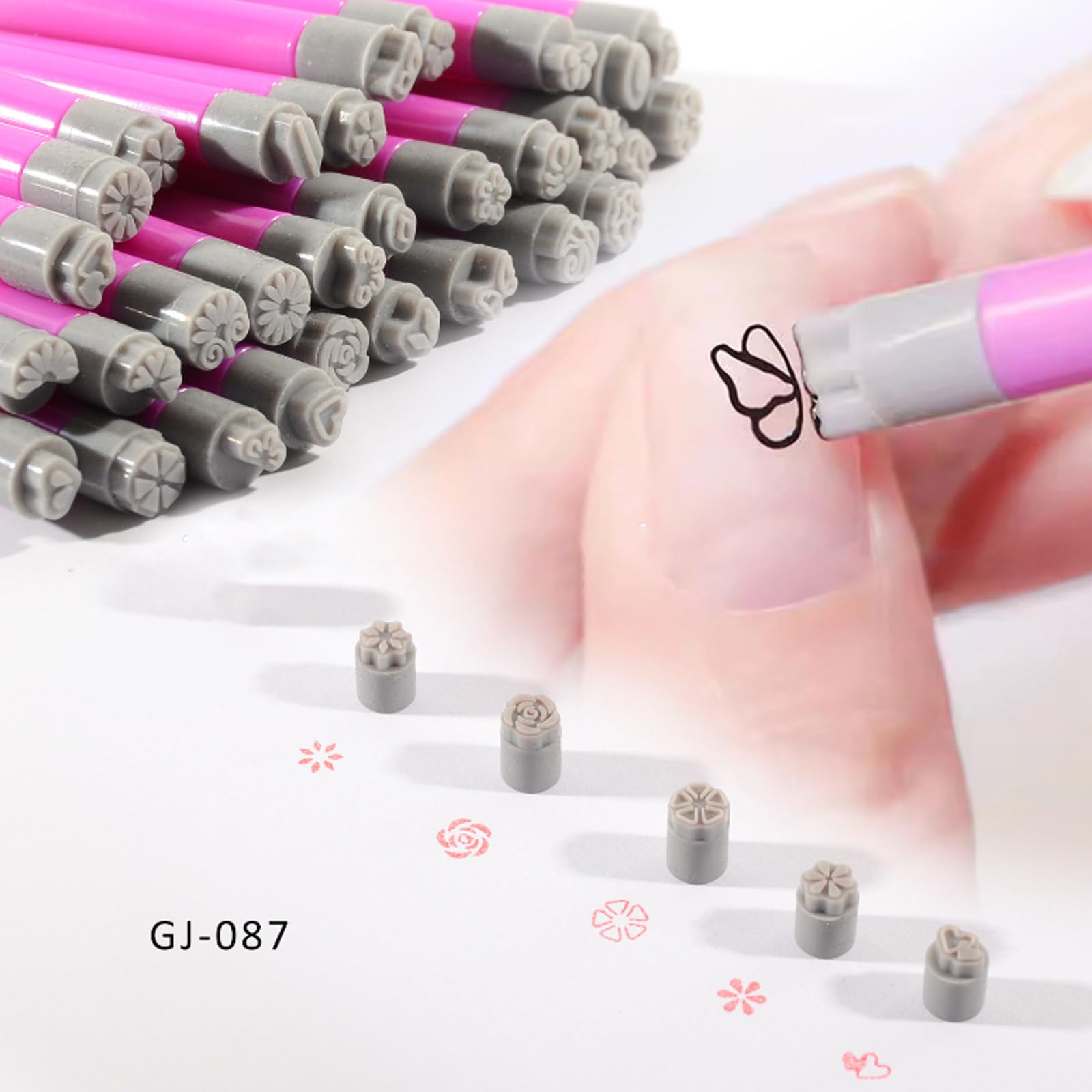 Unico Unghie Art Pen Set 30Pcs Moda Manicure Stampaggio Strumenti Per Unghie Professionali Stampaggio A Casa