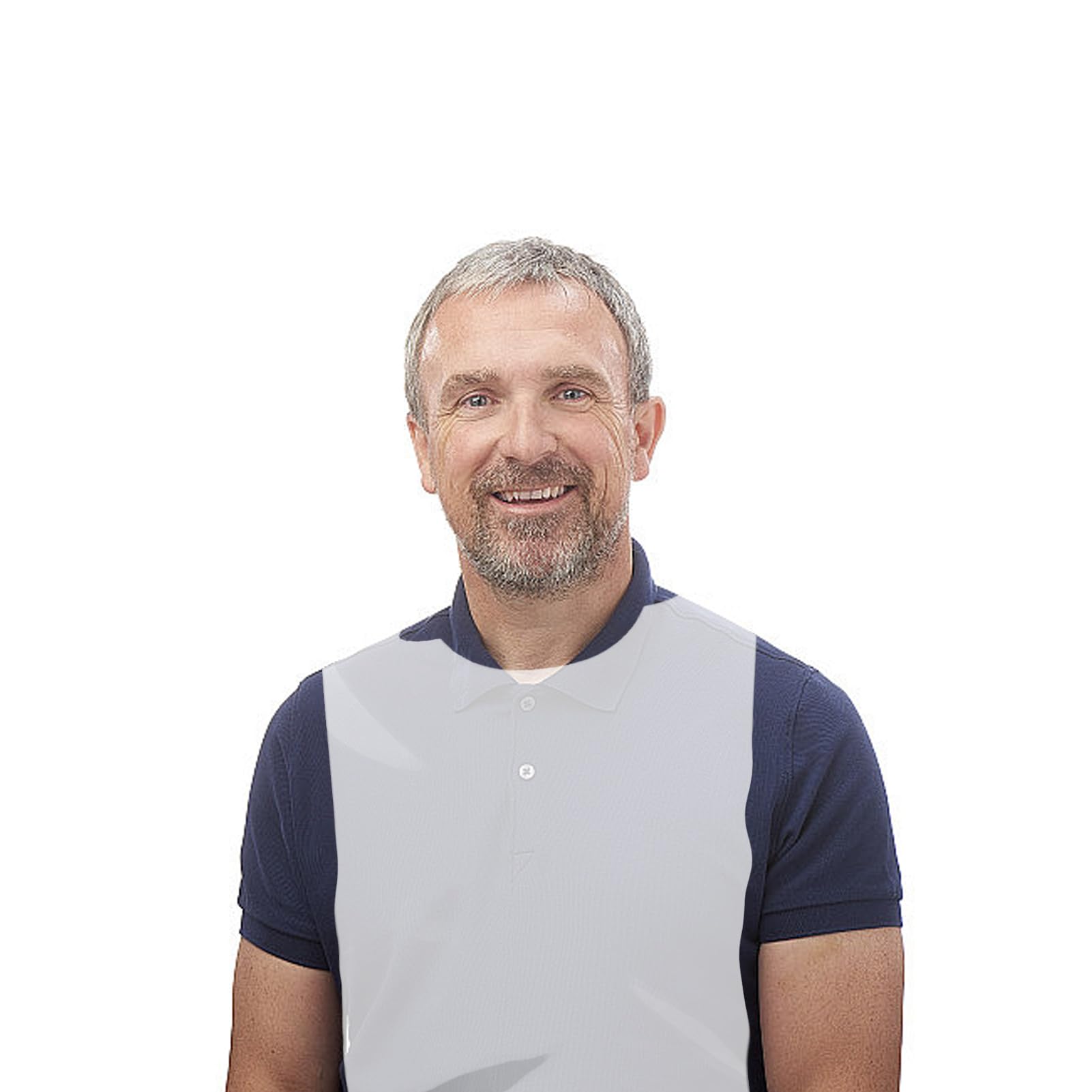 Adult Bibs for Women 100 Pack Disposable Bibs for Adults, 23.6" Adult Bibs for Men, Waterproof and Oil-Proof Adult Bibs for Eating Adult Bib Lobster Bibs