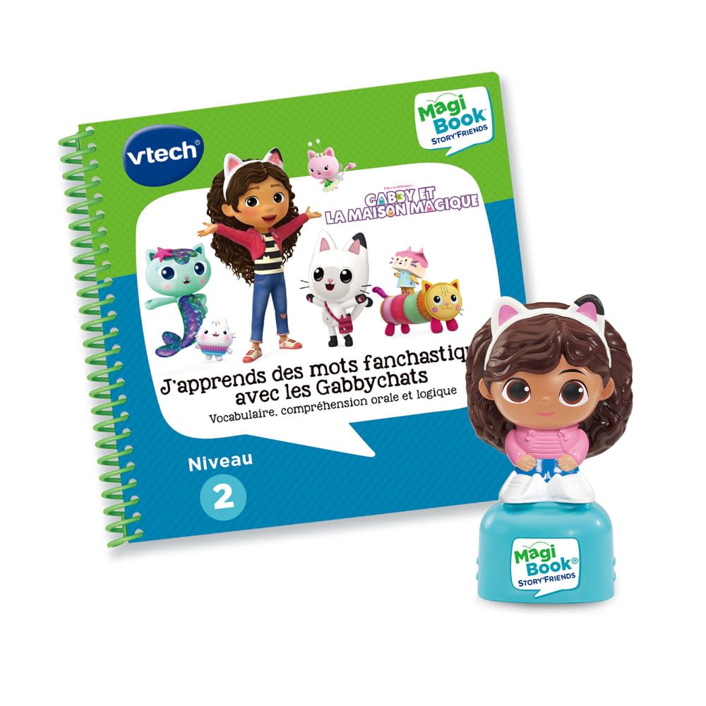 VTech MagiBook Story'Friends ABC – Livre éducatif Alphabet Avec Figurine Grenouille, Niveau 4-6 Ans, Français