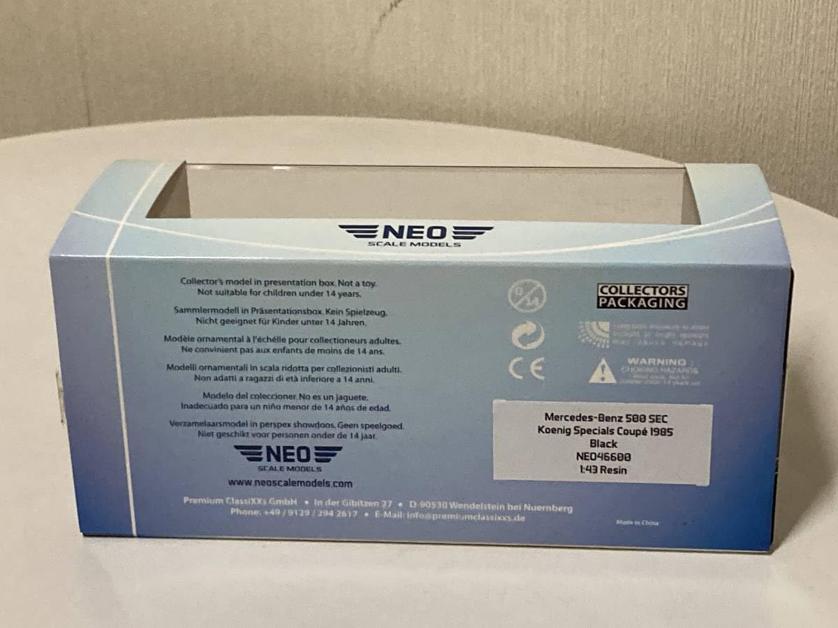 Amazon | ネオ NEO 1/43 メルセデスベンツ 500 SEC ケーニッヒ 1985