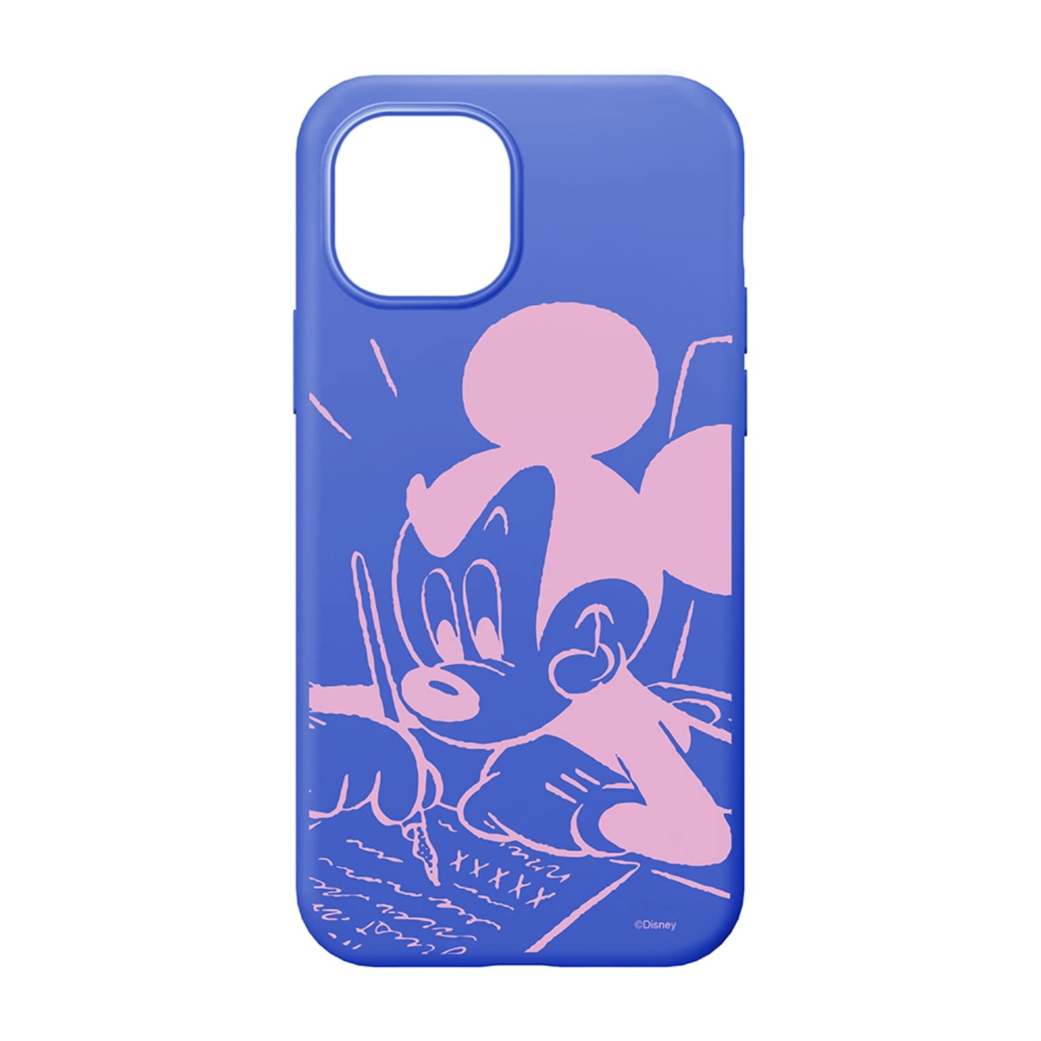 PGA PG-DSC21J01MKY 抗菌スリムシリコンケース Disney ミッキーマウス〔iPhone 13 mini用〕