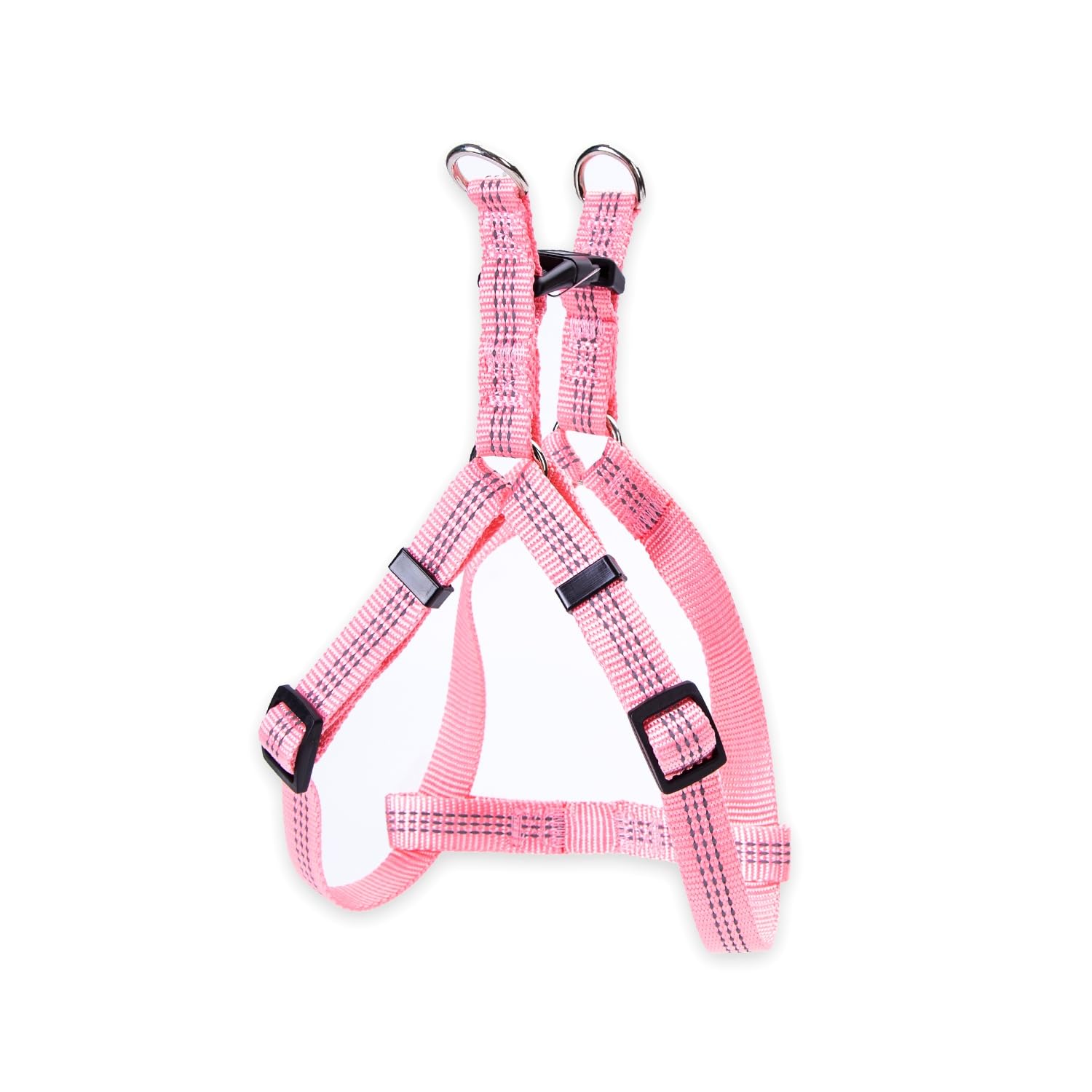 Reflective Nylon Harness for Dogs, Lightweight, Adjustable and Durable; Ideal for Safe Walks and Training.