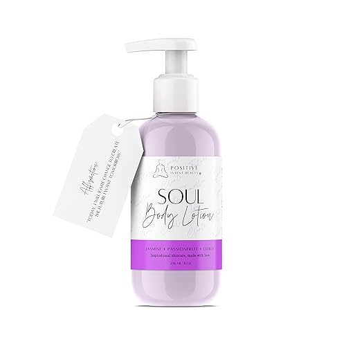 Miniatura 4 de Positive Intent Beauty Set de regalo de cuidado personal, regalos únicos, loción de alma, exfoliante espiritual, jabón de miel, sal de relajación