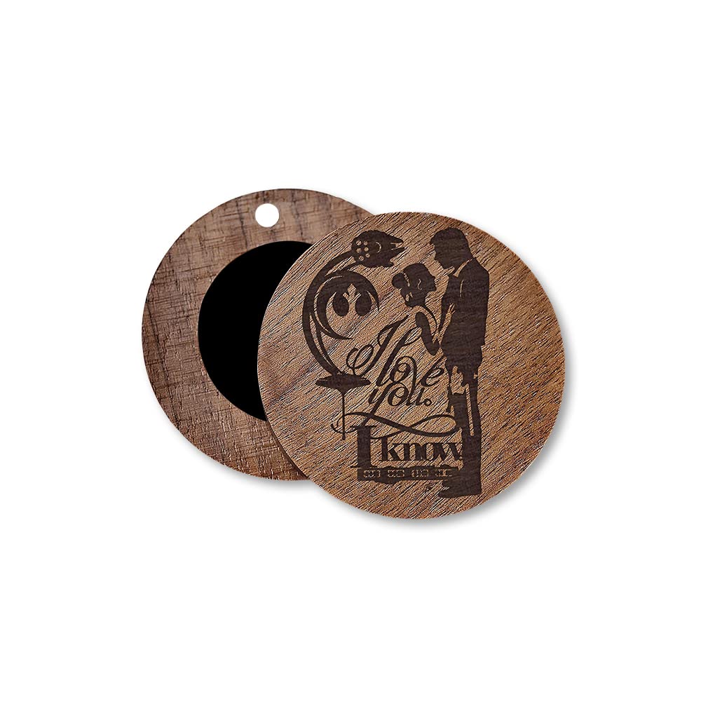 Princess Leia Han Solo I Love You I Know Wedding Ring Box Engagement Ring Holder Engagement Ring Box StarWars Jewelry Box Wedding Ring Box