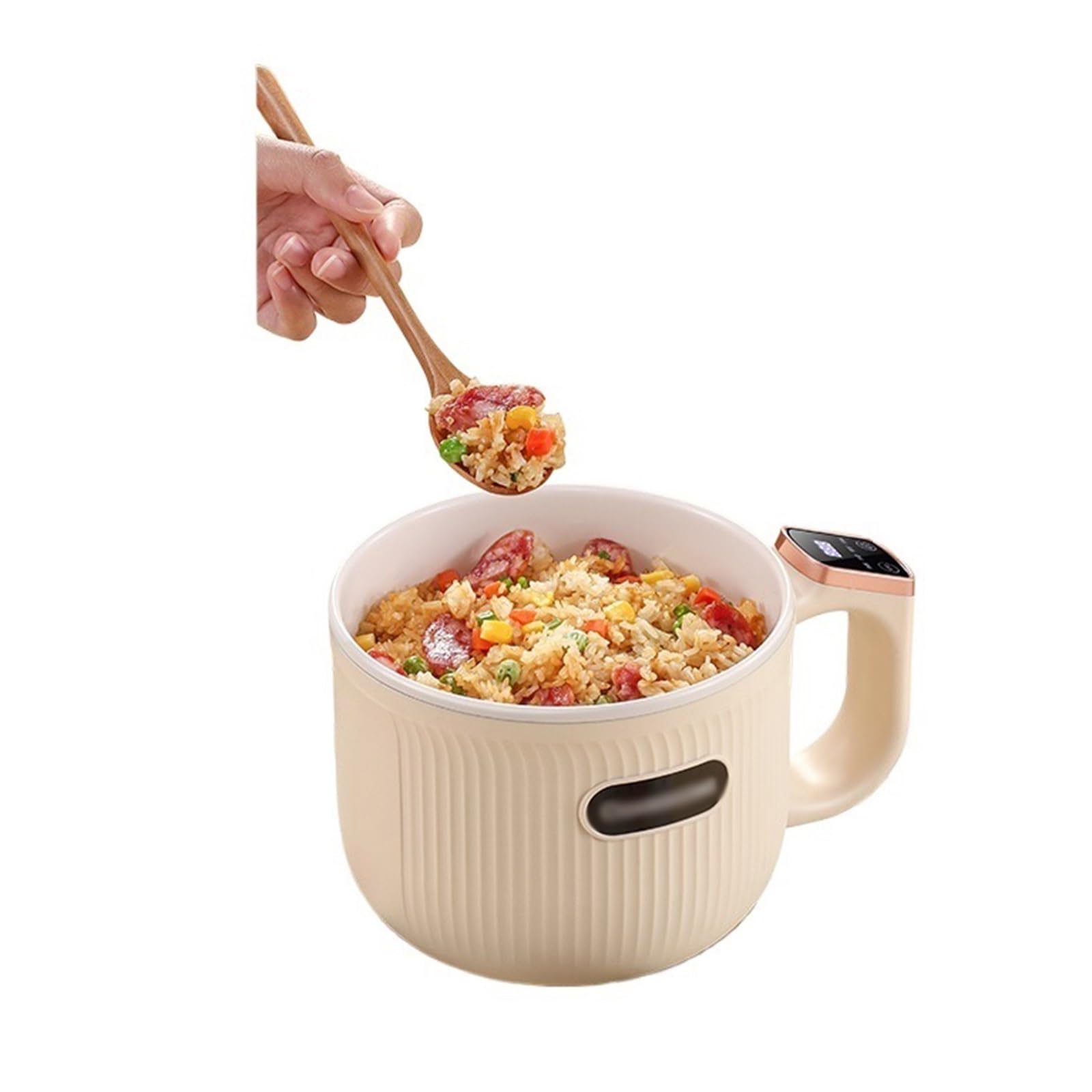 Mini cuociriso multifunzione intelligente con piroscafo con capacità di 5L in pl