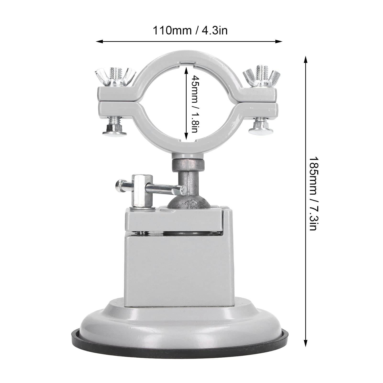 Universal Vise Clamp Bench Vise, Mini Bench Vise 360° Suction Vise Small Table Vice Clamp Workbench Vise, Reducing Ring Clamping Range, Suction Cup Base