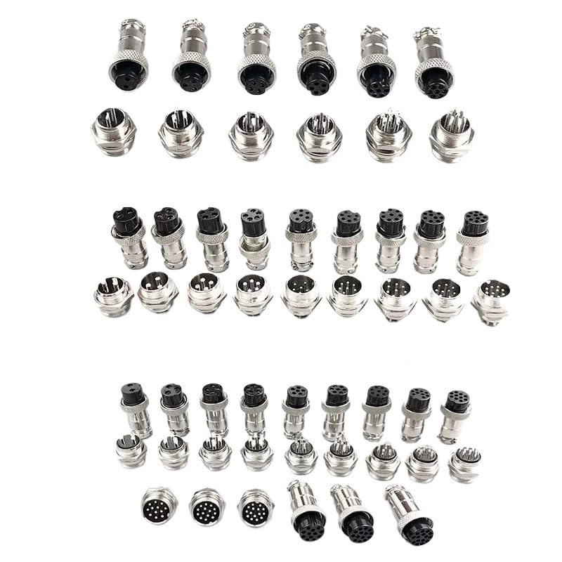 Conector de aviación GX12 GX16 GX20 5 piezas 2-15 pines miniatura 5