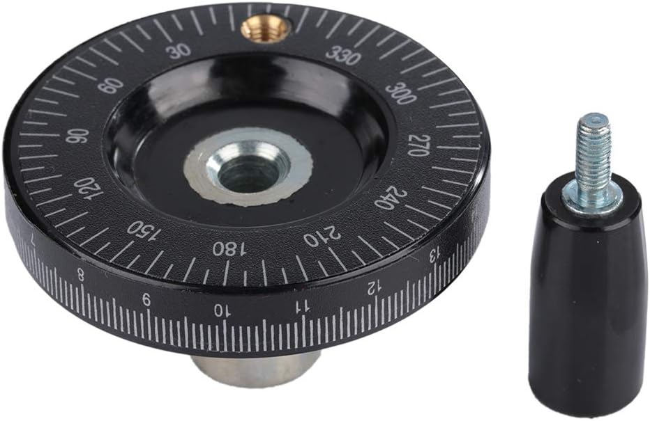 Samfoxy Hand Wheel- Handwheel Milling Handle Hand Wheel Lathe Hand Wheel 63mm 1pcs