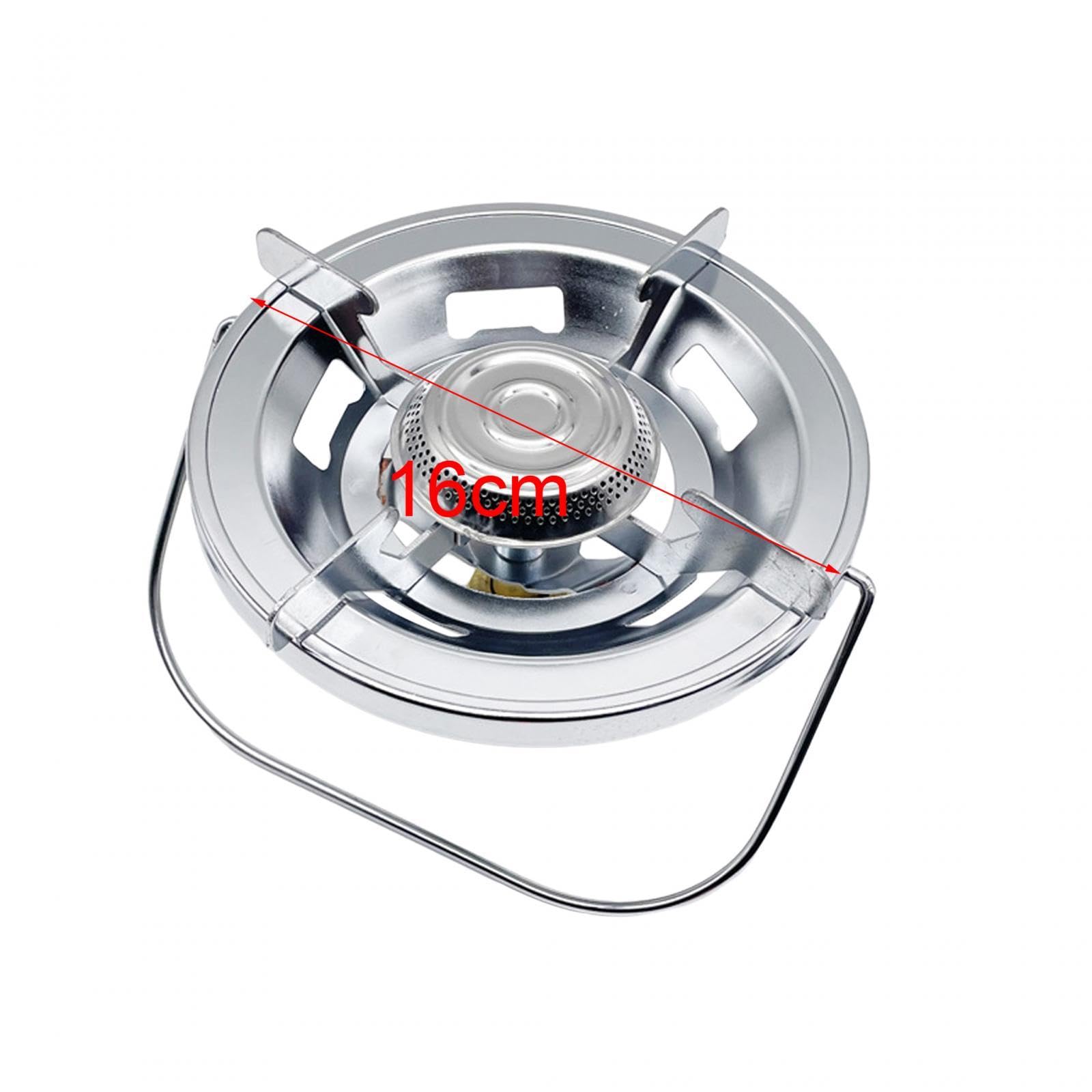 Cocina Portátil Cabeza de Cocina Adaptador para Gas Tanque Hornillo de Acero Compatible con Acampada Senderismo Cocina al Aire Libre Adecuado para