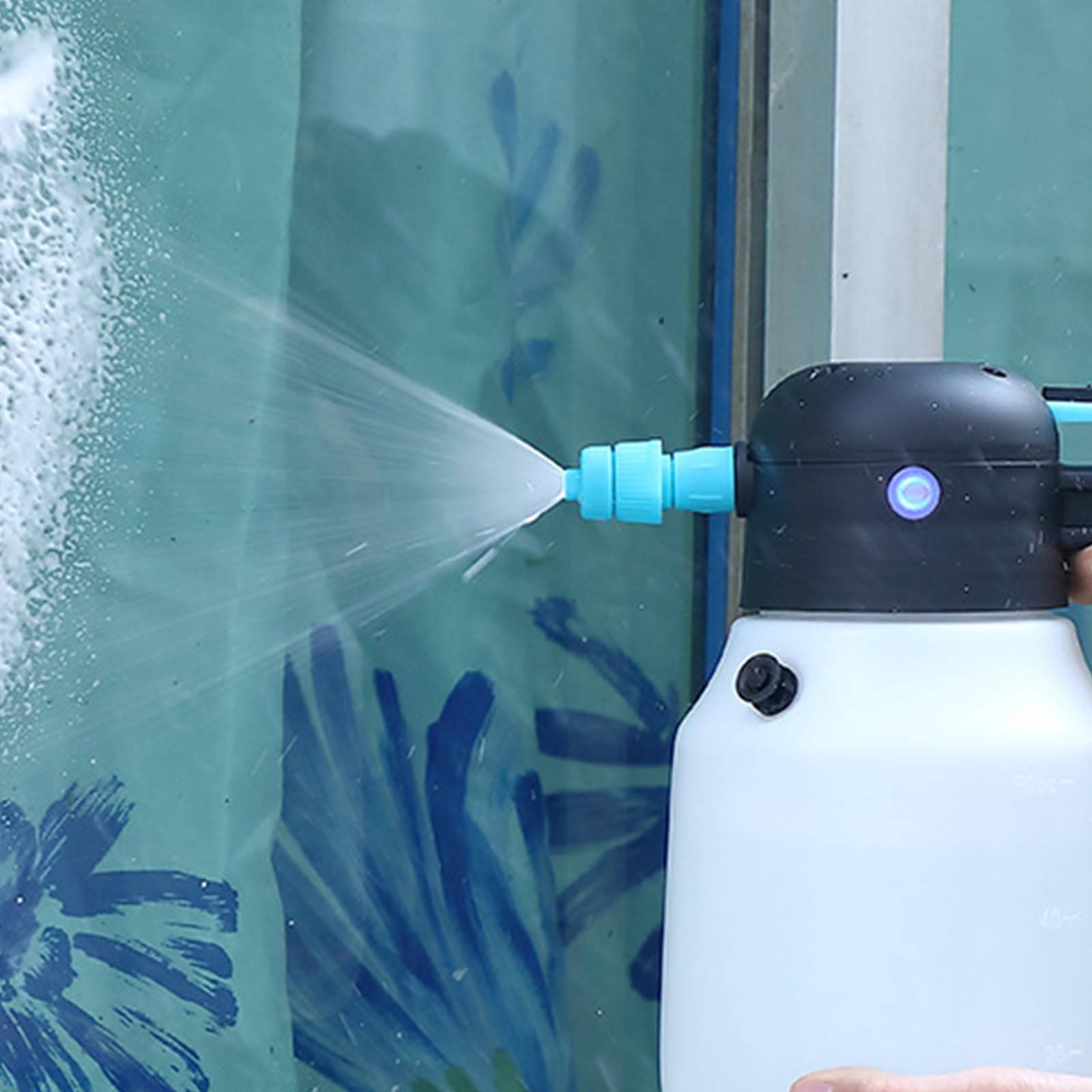 Nebulizzatore elettrico per schiuma, accessori per cardilleria, bottiglia di schiuma a mano, ricaricabile, per lavaggio auto, irrigazione giardino, strumenti per la casa e il giardino