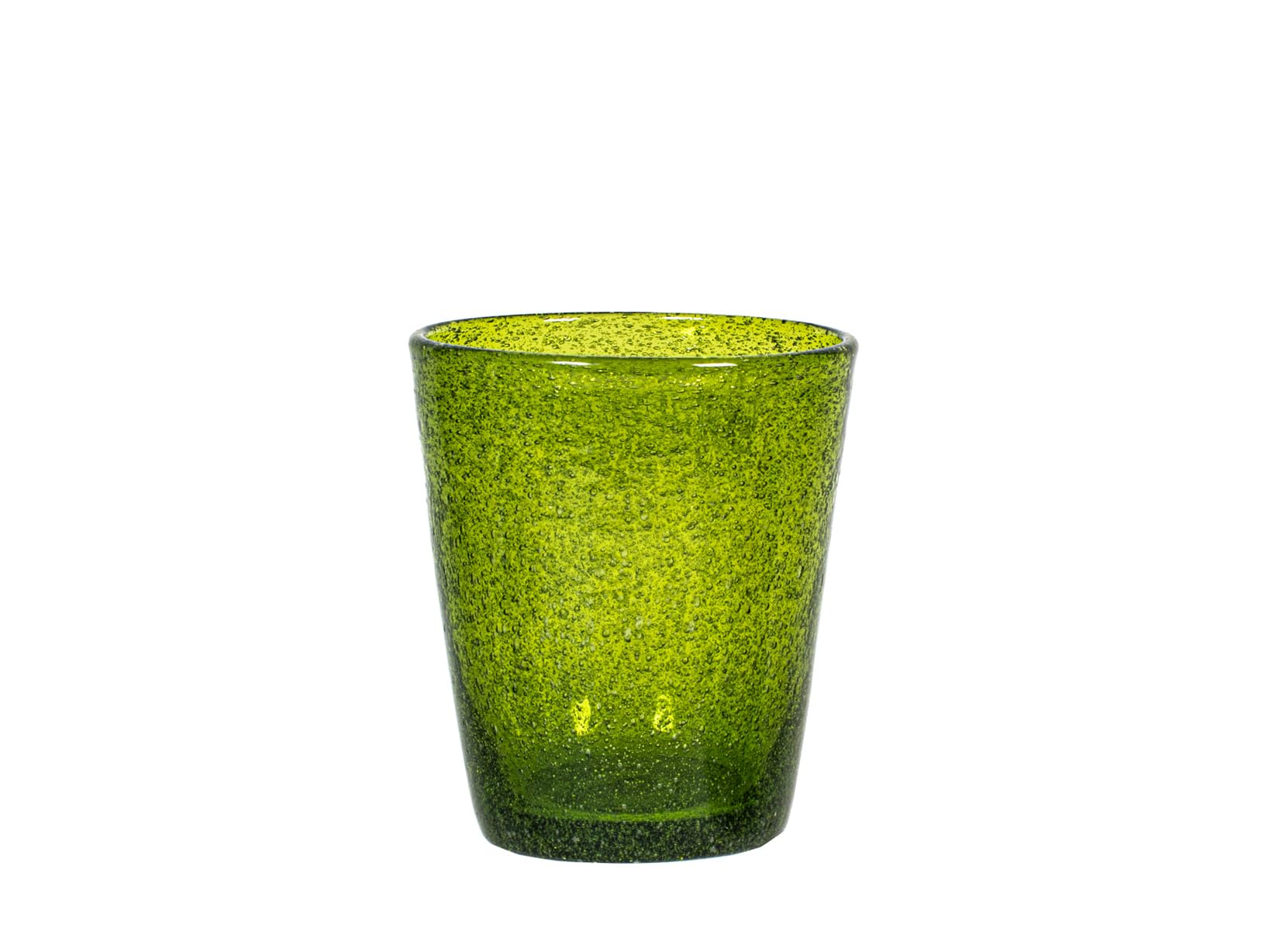 H&H Giada Set mit 12 bunten Wassergläsern, Mehrfarbig, 280 ml, unregelmäßige Gläser mit Mikrobläschen, robust und spülmaschinenfest, originelle Tischkarten