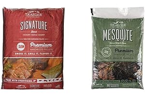 Grills Signature Blend and Mesquite Hardwood Pellets 20lb Bag