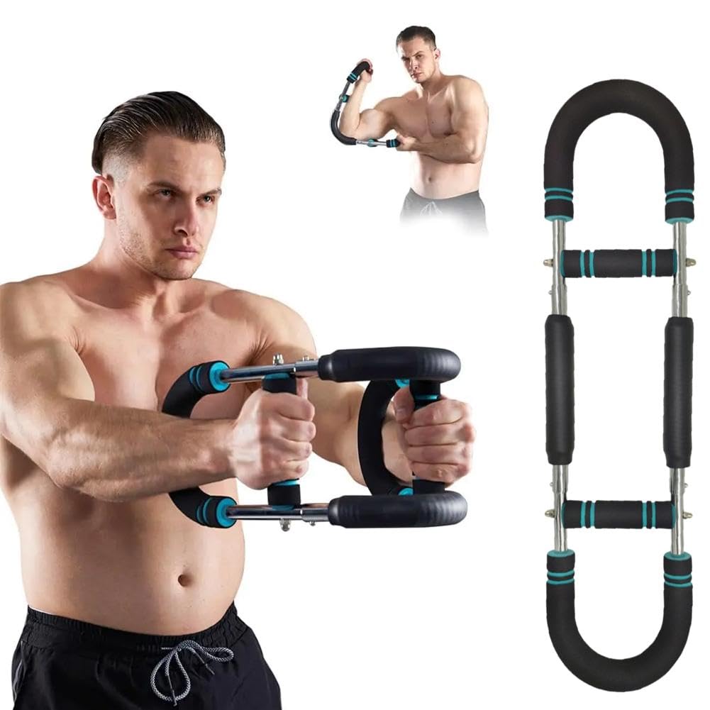 VEEKAY Twister Armtrainer - Verstellbarer Brust & Arm Trainingsgerät 30-50 Kg