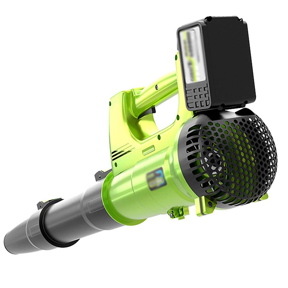 CYY Palmare Soffiatore per Foglie Senza Fili-Batteria al Litio da 21 V 5.8 Ah,per Soffiare Foglie Rimuovere Polvere,Spazzatrice Le Foglie Assiale Elettrico
