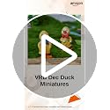 Image of VRB Dec 4 Pcs Miniature Showpiece Set for Home Decor,Car Dashboard,Valentine,Living Room,Gifts Figurines,Cake Decoration Items,Figurines for Home Decor. (4 Pcs Duck Umbrella Miniature)