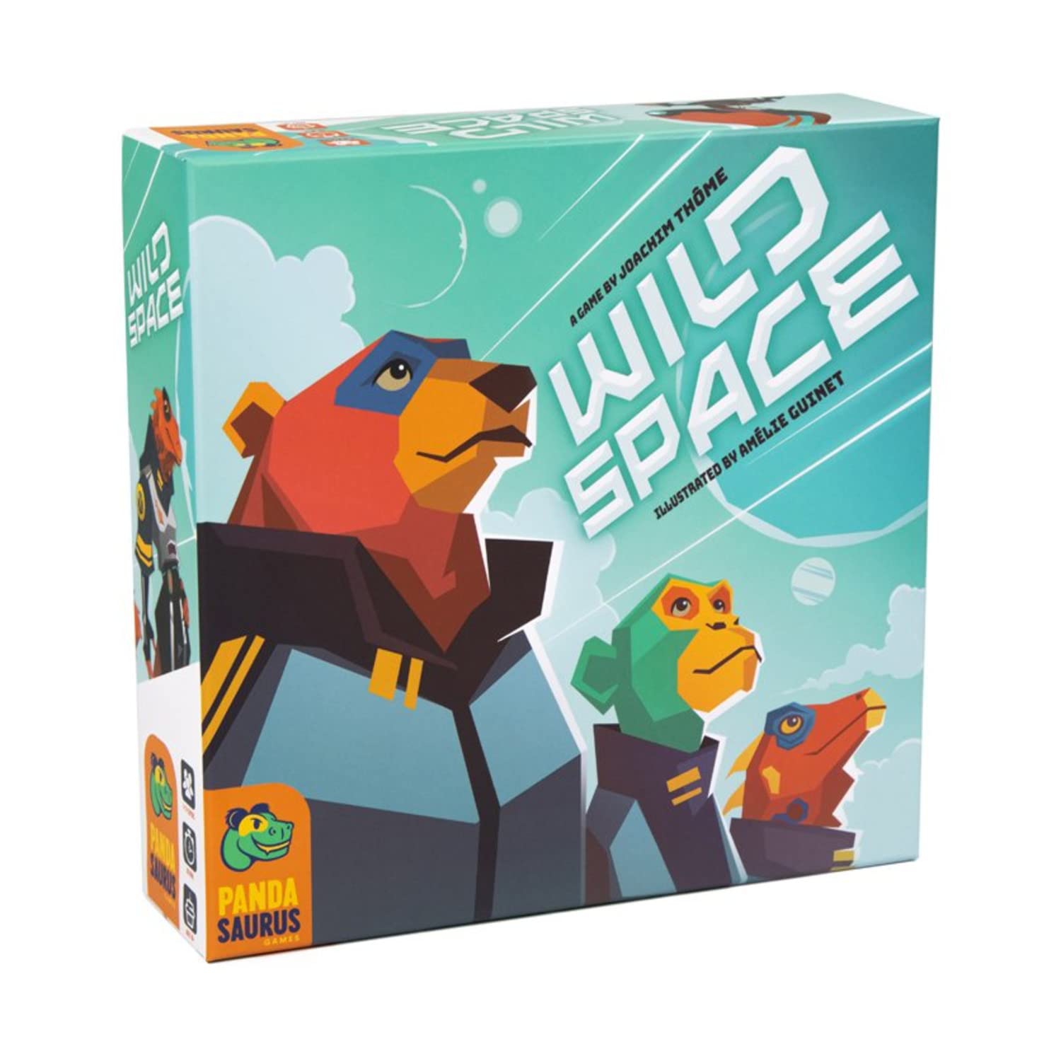 Wild Space Card Game - Explore a New Galaxy of Treasures and Adventures! Space Exploration Strategy Game for Kids and Adults, Ages 10+, 1-5 Players, 15-40 Minute Playtime, Made by Pandasaurus Games