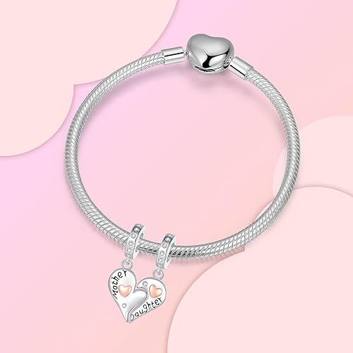 Miniatura 9 de GOINEVA - Dije de girasol con forma de sol, estrella, luna, elefante, para pulsera, collar de plata de ley 925, dije de corazón de amor, dijes de