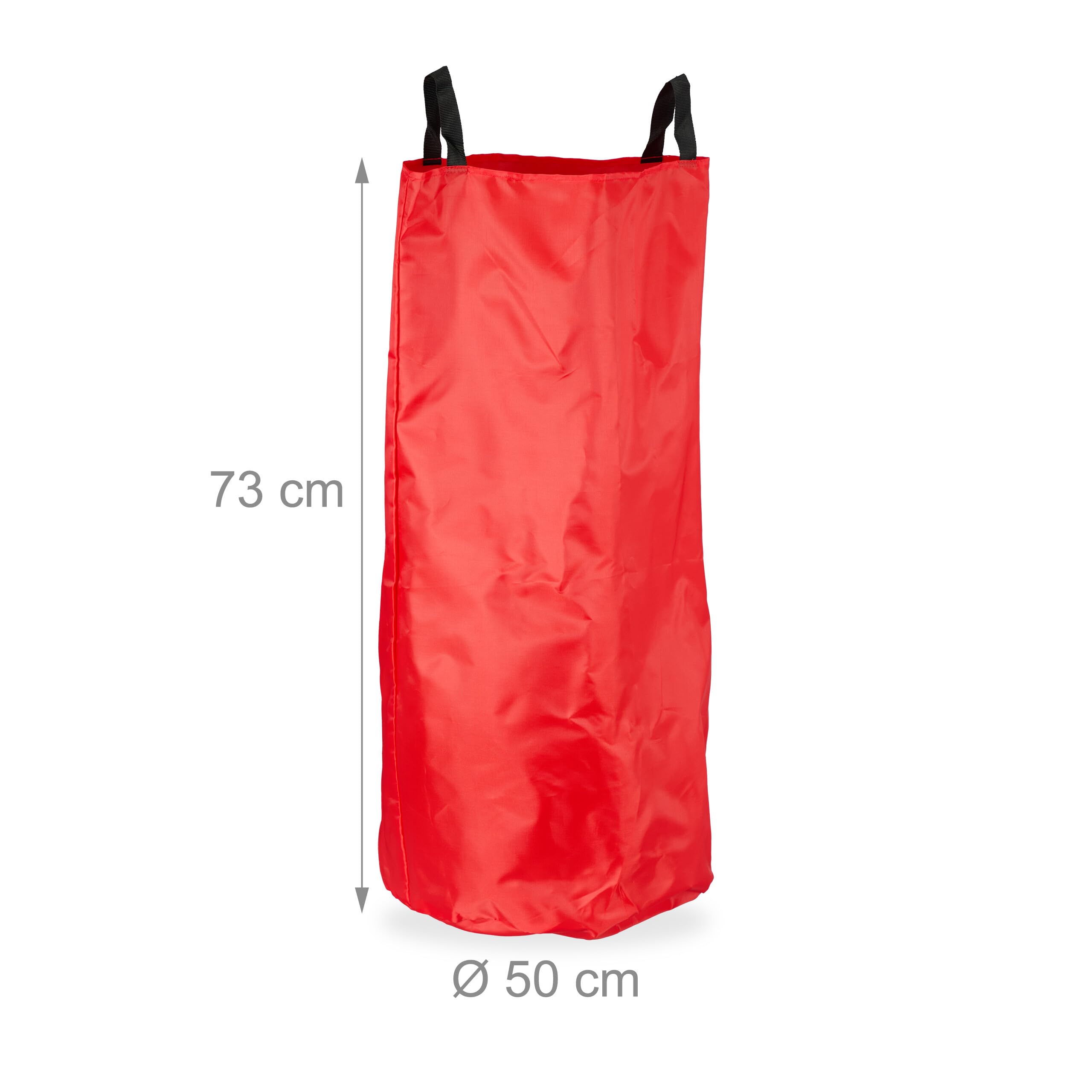 Relaxdays Corsa con 4 Sacchi da Salto, Gioco da Giardino per Bambini, Set per Feste di Compleanno, Poliestere, Colorato, HxD: 73 x 50 cm