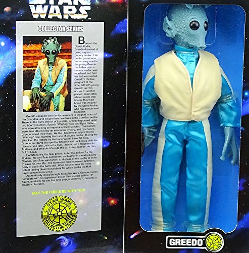 Star Wars Kenner Year 1997 Collector Series 12 Inch Tall Fully Poseable Figure with Authentically Styled Outfit and Accessories - Greedo with Blaster Pistol
