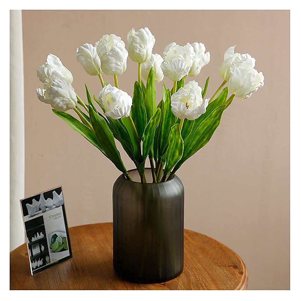 XDLEDMKIZ Artificial Flowers Artificial Flowers Floral Desktop Bedroom Hotel Decorations Simulation Parrot Tulip Floral Living Room Exhibition Hall Shooting Props Fake Flowers