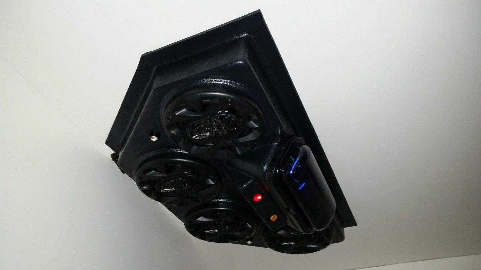 Golf Cart UTV Overhead Stereo Console Bluetooth Four Speakers Sound System