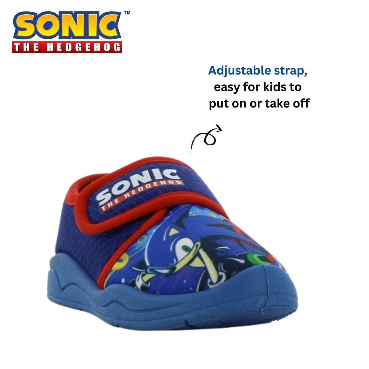 Leomil Sonic Pantofole Bambino Slipper Bambini e Ragazzi, Adatte per la casa e la scuola materna