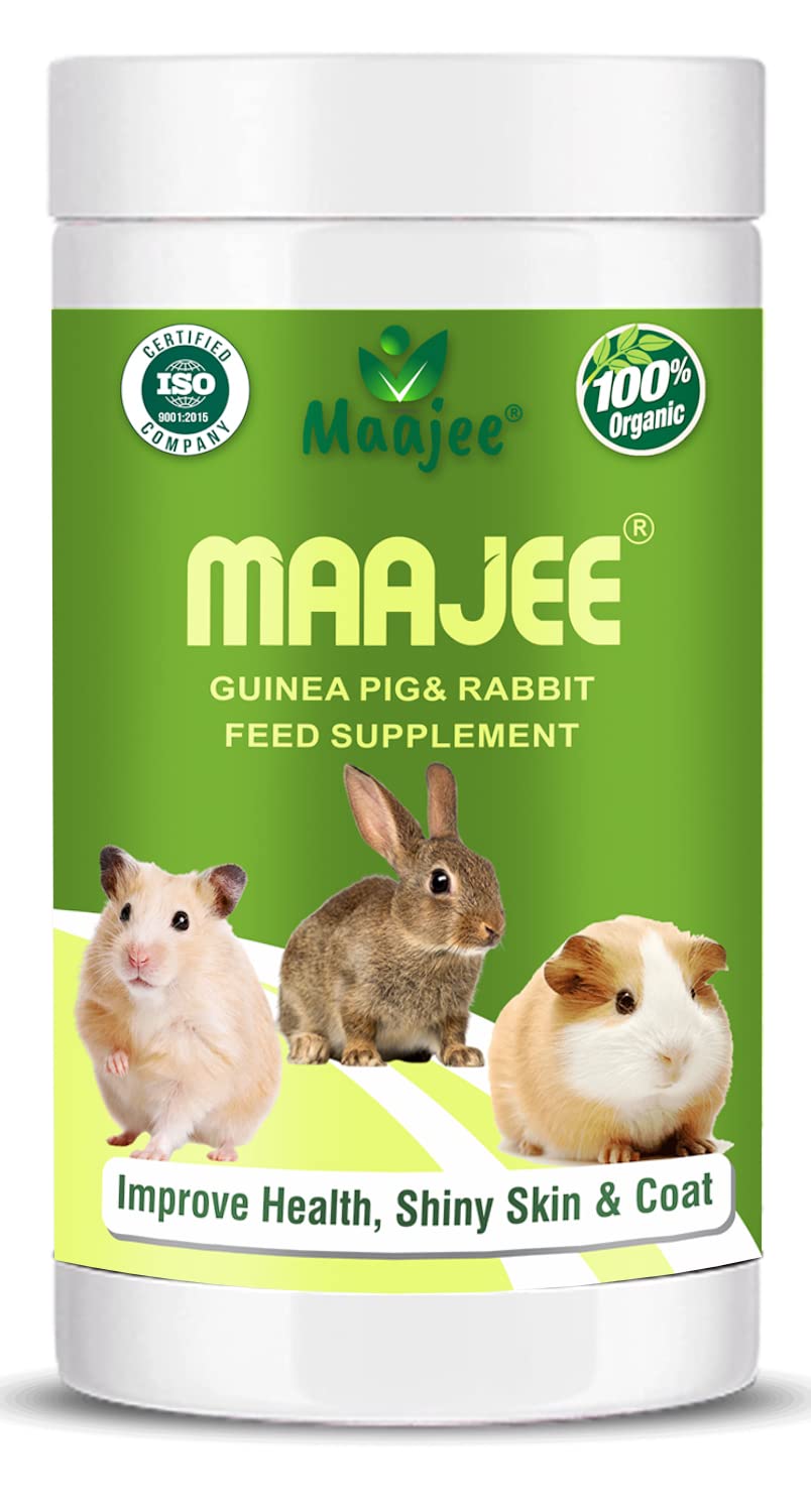 MAAJEE Guinea Pig, Rabbit and Hamsters Nutrition and Feed Supplement, Provides Nutrients to Support Skin & Coat Health and Appearance, 908gm (B09WD7HLXS) Amazon Price History, Amazon Price Tracker